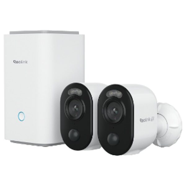 Reolink Home Hub komplektas: 2 × Argus 3 Ultra + Home Hub, 8 MP
