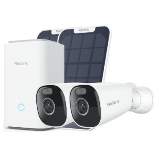 Reolink Home Hub komplektas: 2 × Argus Eco Ultra + Home Hub, 8 MP