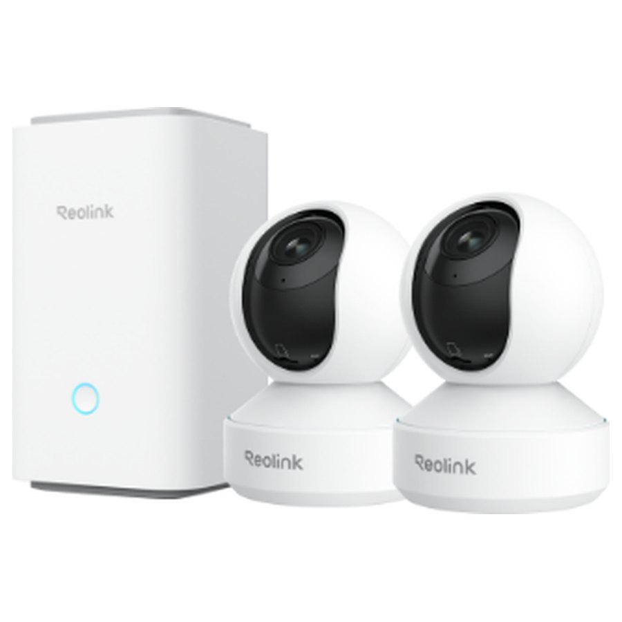 Reolink Home Hub komplektas: 2 × E1 Zoom + Home Hub, 5 MP