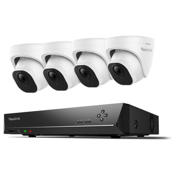 Reolink RLK8-520D4 stebėjimo komplektas, baltas, su 2 TB standžiuoju disku