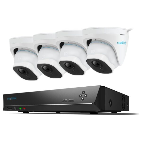 Reolink RLK8-820D4-A stebėjimo komplektas, baltas, su 2 TB standžiuoju disku