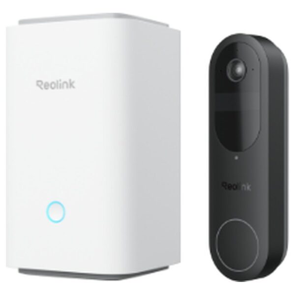 Reolink vaizdo durų skambučio komplektas: Video Doorbell (Battery) + Home Hub, 4 MP