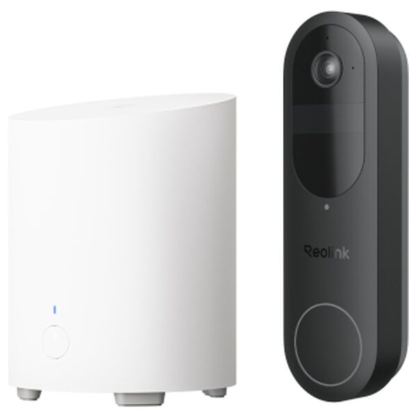 Reolink vaizdo durų skambučio komplektas: Video Doorbell (Battery) + Home Hub Mini, 4 MP