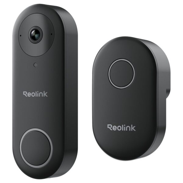 Reolink Video Doorbell PoE vaizdo durų skambutis, juodas