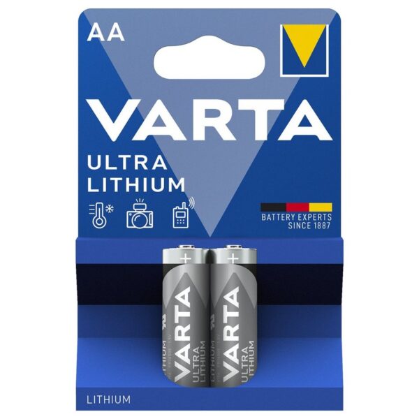Varta Lithium AA ličio baterijos medžioklinei kamerai, 2 vnt.